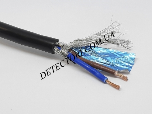 Экранированный кабель RVSP 2 x 17AWG медный сигнальный ПВХ 2 жилы фото 1