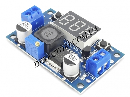 Понижающий DC-DC преобразователь HW-411 на LM2596S с LED дисплеем фото 1