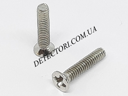 Потайной винт KM M2x10 100шт с крестообразной PH головкой фото 1