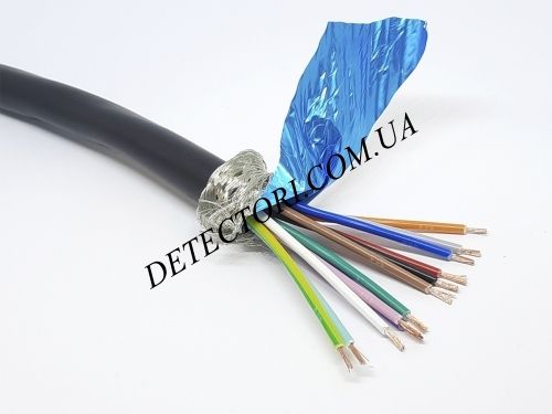 Екранований кабель RVVP 12 x 18AWG мідний сигнальний ПВХ 12 жили фото 1