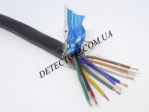 Екранований кабель RVVP 10 x 18AWG мідний сигнальний ПВХ 10 жили фото 1