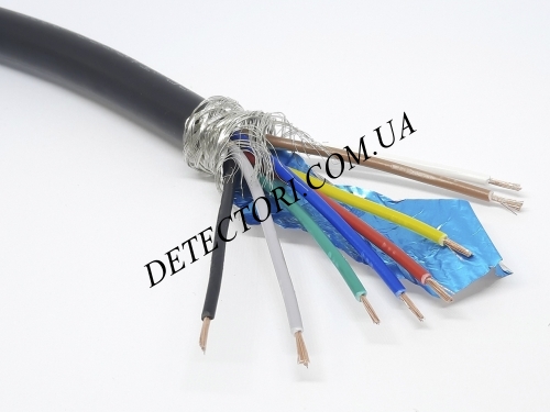 Екранований кабель RVVP 8 x 18AWG мідний сигнальний ПВХ 8 жили фото 1