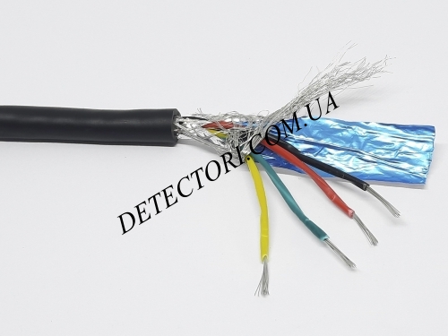 Экранированный кабель RVSP 4 x 22AWG медный сигнальный ПВХ 4 жилы фото 1