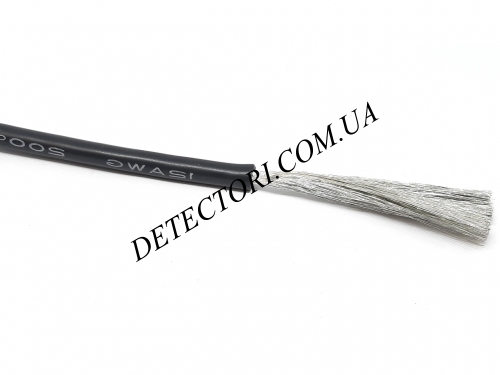 Провід силіконовий 3.5мм2(12AWG) чорний 1 м фото 1