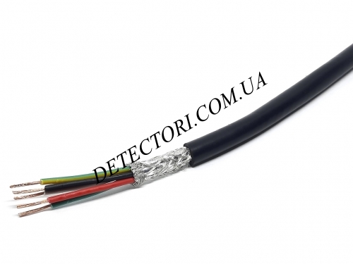 Екранований кабель RVVP 5 x 17AWG мідний сигнальний ПВХ 5 жил фото 1