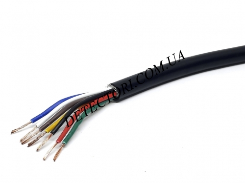 Екранований кабель RVVP 7 x 17AWG мідний сигнальний ПВХ 7 жил фото 1