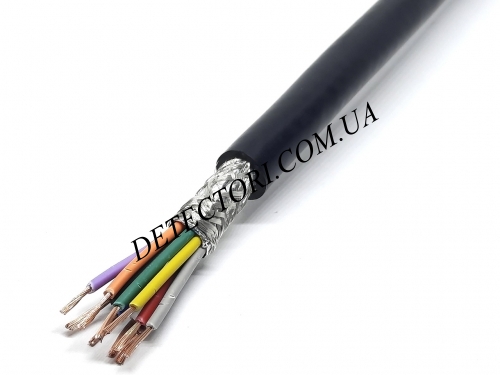 Екранований кабель RVVP 10 x 17AWG мідний сигнальний ПВХ 10 жил фото 1