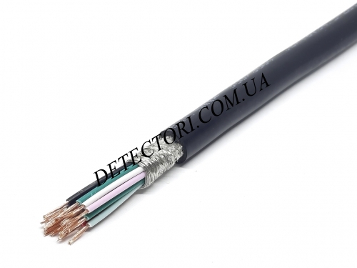 Екранований кабель RVVP 16 x 17AWG мідний сигнальний ПВХ 16 жил фото 1