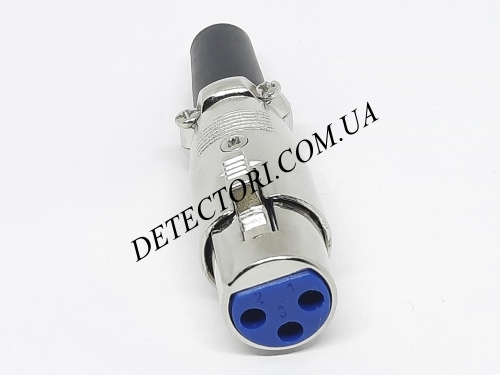 Гнездо Canon XLR 3P под кабель на 3 контакта фото 1