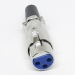 Гнездо Canon XLR 3P под кабель на 3 контакта фото 1