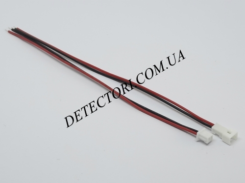 Разъем стыковочный micro JST PH1.25 2PIN на 2 контакта с проводом 10 см фото 1