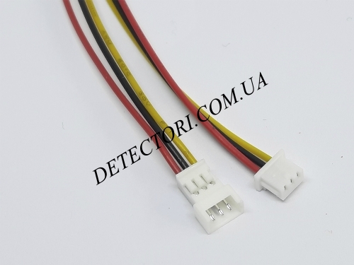 Разъем стыковочный micro JST PH1.25 3PIN на 3 контакта с проводом 20 см фото 1