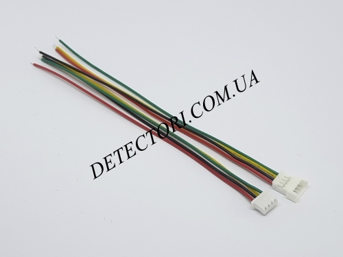 Разъем стыковочный micro JST PH1.25 4PIN на 4 контакта с проводом 10 см фото 1
