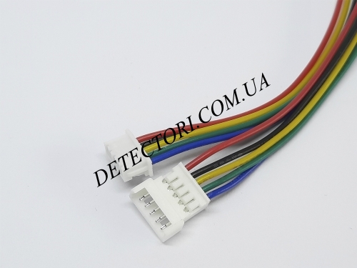 Разъем стыковочный micro JST PH1.25 5PIN на 5 контактов с проводом 20 см фото 1