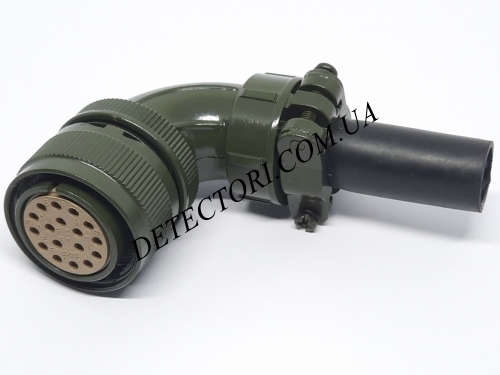 Штекер угловой MS3108A20-29S на 17 контактов фото 1