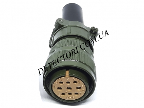 Штекер прямой MS3106A20-18S на 9 контактов фото 1
