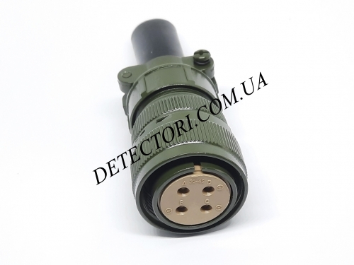 Штекер прямий MS3106A20-4S на 4 контакти фото 1