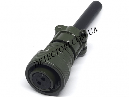 Штекер прямой MS3106A14S-9S на 2 контакта фото 1