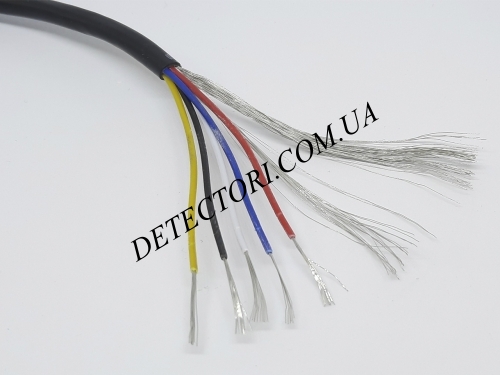 Экранированный кабель UL2547 5 x 24AWG медный сигнальный ПВХ 5 жил фото 1 Экранированный кабель UL2547 5 x 24AWG медный сигнальный ПВХ 5 жил фото 1