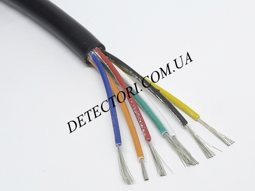Сигнальный кабель 2464 7 х 20 AWG медный гибкий ПВХ 7 жил фото 1