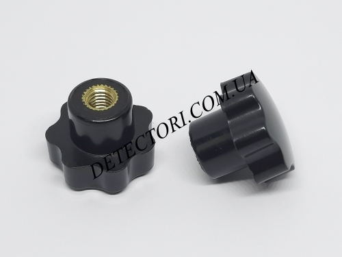 Бакелитовая ручка-гайка M6x19мм звездочка внутренняя резьба фото 1