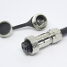 Разъем GX16-2 IP67 16 мм на 2 контакта герметический mini XLR фото 2