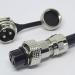 Разъем GX16-3 IP67 16 мм на 3 контакта герметический mini XLR фото 2