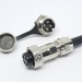 Разъем GX16-4 IP67 16 мм на 4 контакта герметический mini XLR фото 2