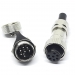 Разъем GX16-7 IP67 16 мм на 7 контактов герметический mini XLR фото 1