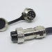 Разъем GX16-9 IP67 16 мм на 9 контактов герметический mini XLR фото 2