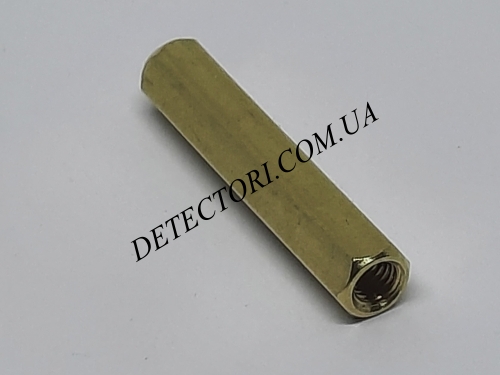 Латунна стійка M3x24 монтажна для друкованих плат фото 1