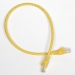 Патч-корд 0.5м желтый RJ-45 UTP CAT6 кабель LAN фото 3