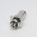 Разъем mini XLR GX16-4 16 мм на 4 контакта с квадратным фланцем фото 4