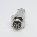 Разъем mini XLR GX16-6 16 мм на 6 контактов с квадратным фланцем фото 4