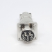 Разъем mini XLR GX16-8 16 мм на 8 контактов с квадратным фланцем фото 4