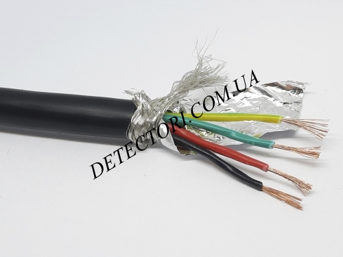 Екранований кабель RVSP 4 x 18AWG мідний сигнальний ПВХ 4 жили фото 1
