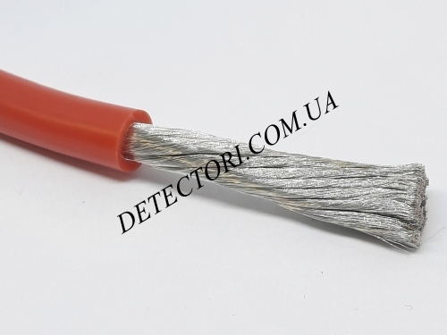 Провід силіконовий 16мм2(6AWG) червоний 1 м фото 1