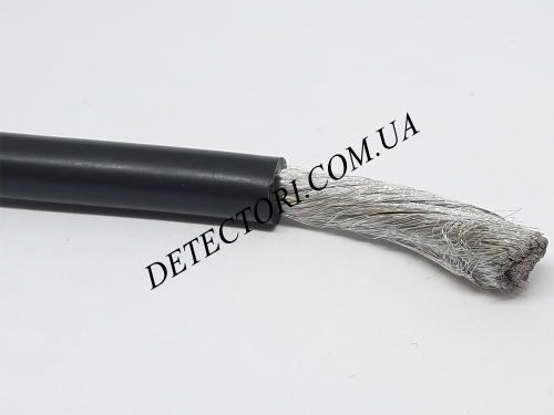 Провід силіконовий 16мм2(6AWG) чорний 1 м фото 1