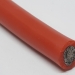 Провод силиконовый 21мм2(4AWG) красный 1м фото 4