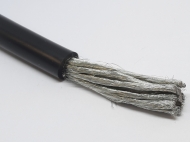 Провід силіконовий 21мм2(4AWG) чорний 1 м