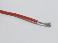 Провід силіконовий 0.3мм2(22AWG) червоний 1 м