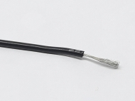 Провід силіконовий 0.3мм2(22AWG) чорний 1 м