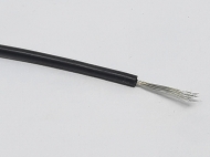 Провод силиконовый 0.2мм2(24AWG) черный 1м