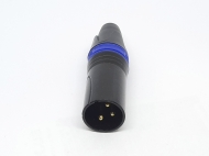 Штекер Canon XLR NEUTRIK 3P под кабель на 3 контакта