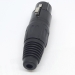 Гнездо Canon XLR 5P черное под кабель на 5 контактов фото 3