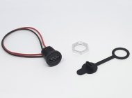 USB гніздо Type-C 2P чорне з проводом USB гніздо Type-C 2P чорне з проводом
