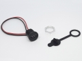 USB гніздо Type-C 2P чорне з проводом USB гніздо Type-C 2P чорне з проводом