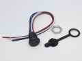 USB гніздо Type-C 4P чорне з проводом USB гніздо Type-C 4P чорне з проводом