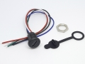 USB гніздо Type-C 5P чорне з проводом USB гніздо Type-C 5P чорне з проводом