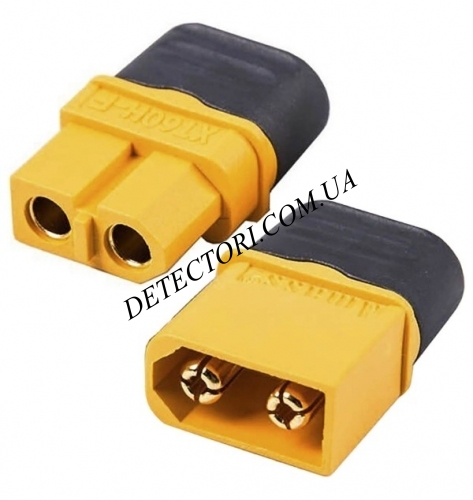 Разъем питания AMASS XT-60 60 А комплект XT60H-F+XT60H-M фото 1
